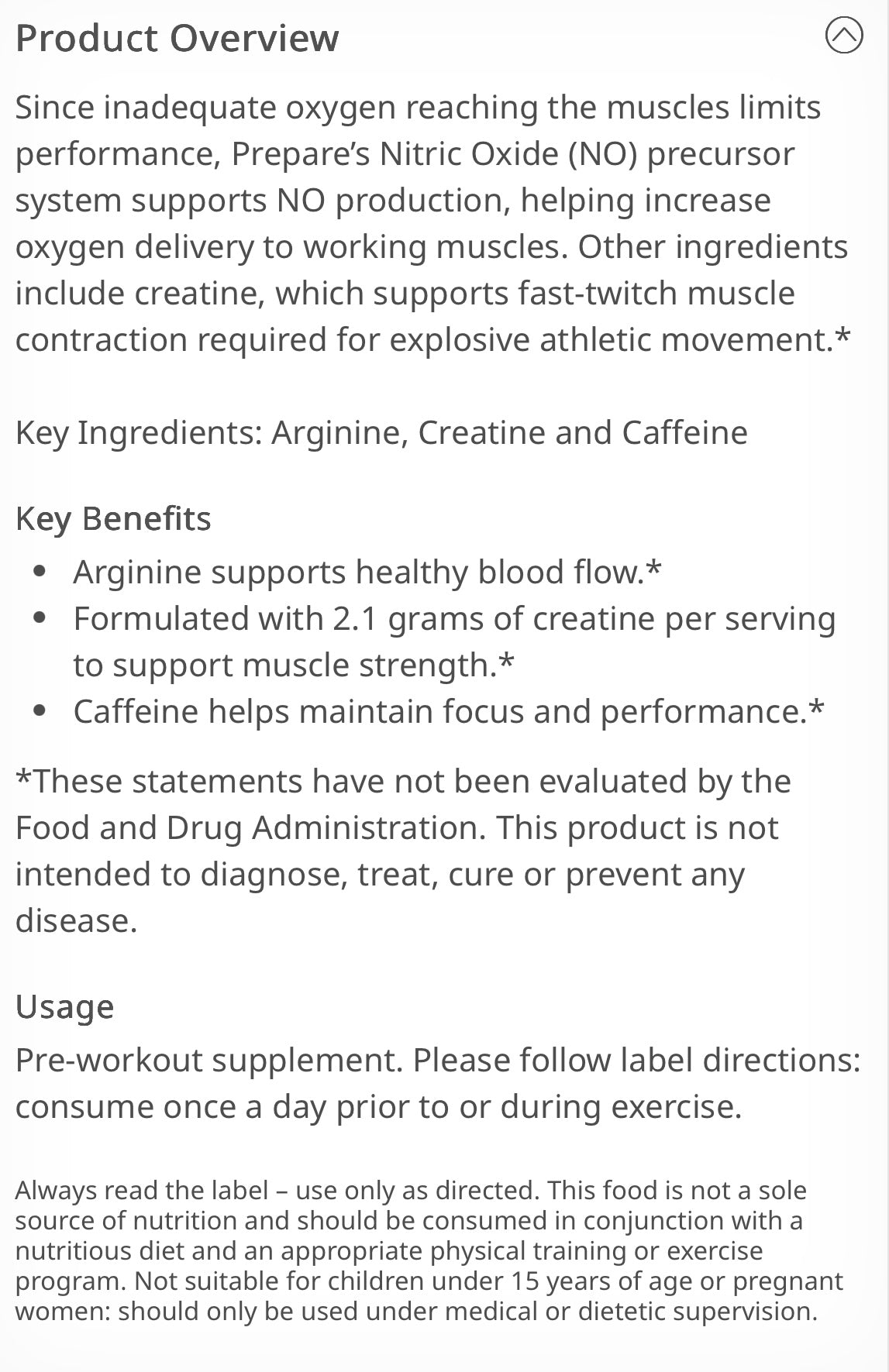 Prepare - Pre-WorkOut