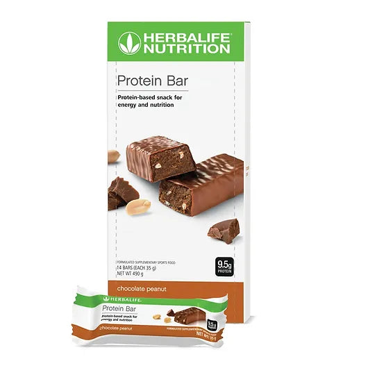 Protein Bars Chocolate Peanut 14 x 35g bars per box