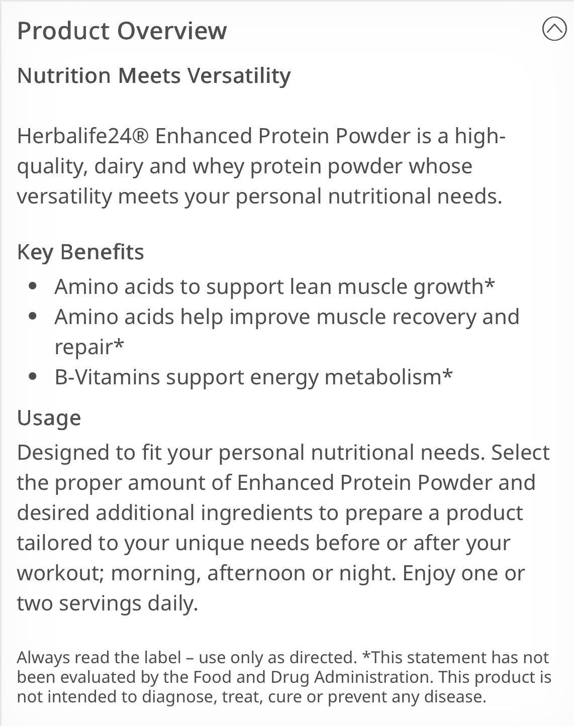 Enhanced Protein Powder